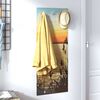 vidaXL Wall Mounted Coat Rack 125x50 cm Tempered Glass Sunshine Lake