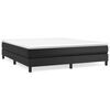 vidaXL Box Spring Bed Frame Black Super King Faux Leather (UK/IE/FI/NO only)
