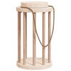 vidaXL Rabbit Hay Feeder &Oslash;15x25.5 cm Solid Wood Fir