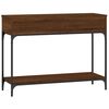 vidaXL Console Table Brown Oak 100x34.5x75 cm Engineered Wood