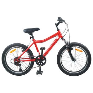 vidaXL Kids Bike 20'' 6-Speed for 6-11 Years Old Red
