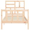 vidaXL Bed Frame without Mattress 90x200 cm Solid Wood Pine