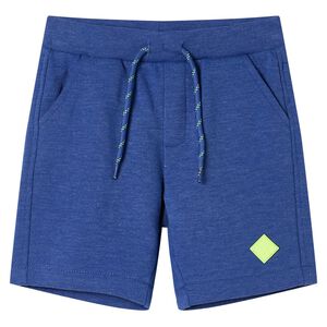 Kids' Shorts with Drawstring Blue Melange 140