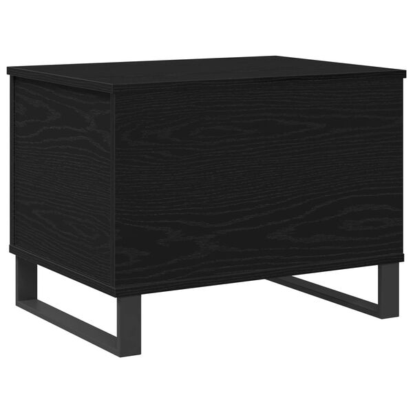 vidaXL Coffee Table Black Oak 60 x 44.5 x 45 cm