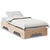 vidaXL Bed Frame No Mattress Stackable 90x190 cm Single Solid Wood