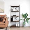 vidaXL Bookshelf Smoked Oak 60 x 30 x 155 cm Engineered Wood