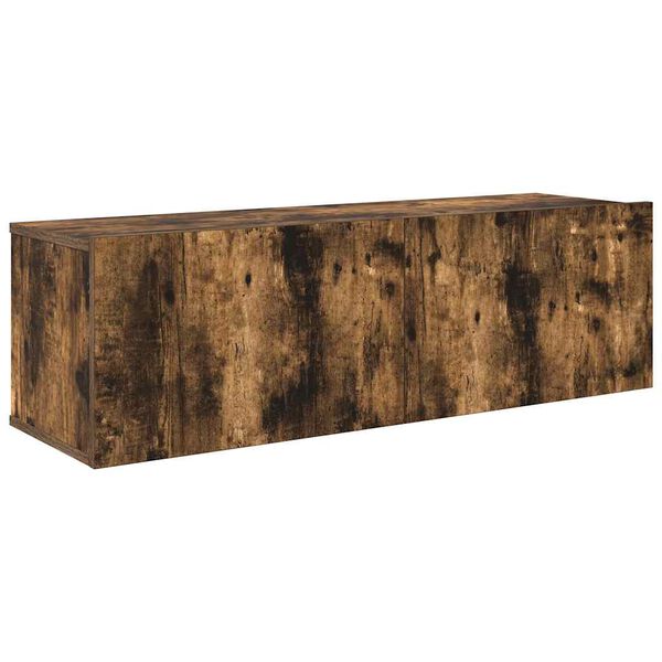 vidaXL 7 Piece TV Cabinet Set Smoked Oak Engineered Wood