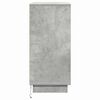 vidaXL Bedside Cabinet Concrete Grey 71 x 34.5 x 75 cm Engineered wood