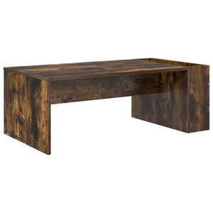 vidaXL Coffee Table Smoked Oak 95 x 50 x 34 cm Engineered Wood