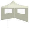 vidaXL Gazebo Sidewall with Windows 4x2 m Cream