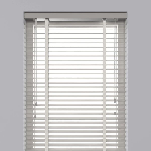 Decosol Horizontal Blinds Wood 50 mm 100x130 cm White