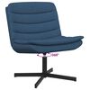 vidaXL Swivel Chair Blue 63 x 75 x 76 cm Fabric