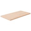vidaXL Shelf Board 40x20x1.5 cm Untreated Solid Wood Oak