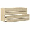 vidaXL Sink Cabinet Sonoma Oak 100x38.5x48 cm Engineered Wood