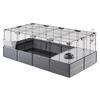 Ferplast Rabbit Cage Multipla Maxi 142.5x72x50 cm Black