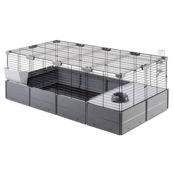 Ferplast Rabbit Cage Multipla Maxi 142.5x72x50 cm Black
