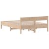 vidaXL Bed Frame without Mattress 120x190 cm Small Double Solid Wood Pine