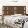 vidaXL Bed Headboard Honey Brown 185.5x4x100 cm Solid Wood Pine