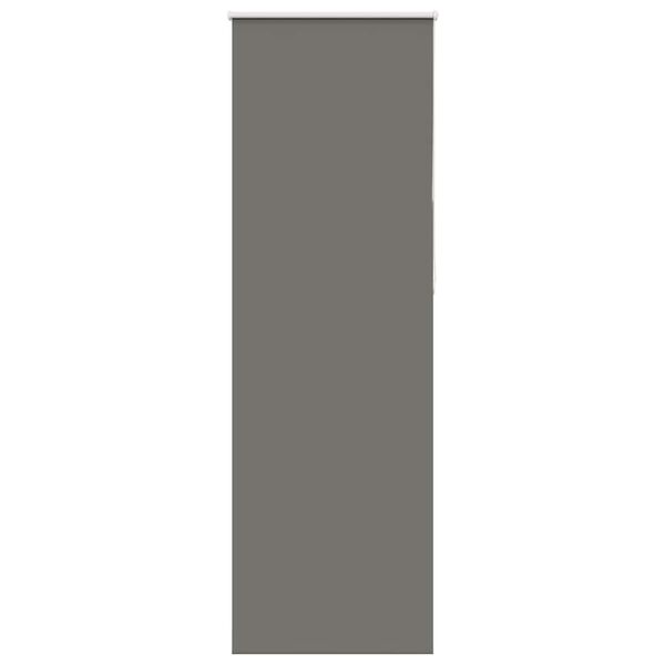 vidaXL Roller Blind Blackout Grey 75x230 cm Fabric Width 70.7 cm Polyester