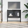 vidaXL TV Cabinet Black 68x39x60.5 cm Cold-rolled Steel