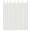 vidaXL Voile Curtains with Rod Pockets 2 pcs White