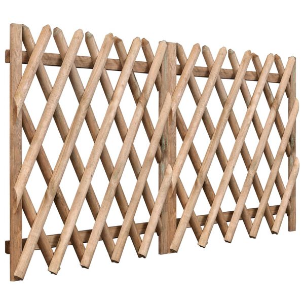 vidaXL Garden Gates 2 pcs Impregnated Pinewood 300x100 cm