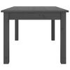 vidaXL Coffee Table Grey 80x50x40 cm Solid Wood Pine