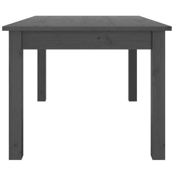vidaXL Coffee Table Grey 80x50x40 cm Solid Wood Pine