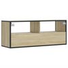 vidaXL TV Cabinet Sonoma Oak 100x31x39.5 cm Engineered Wood and Metal