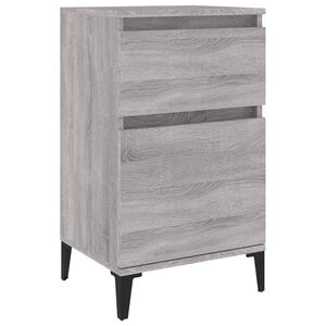 vidaXL Bedside Cabinet Grey Sonoma 40x35x70 cm