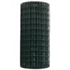 vidaXL Euro Fence Green 0.6 x 10 m PVC-coated iron