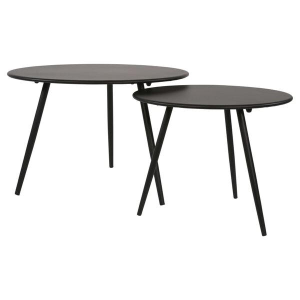 Lesli Living Side Table Rafael 60x41 cm Black