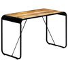 vidaXL Dining Table | Brown | Solid Mango Wood | 118x60x76 cm | Industrial