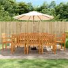 vidaXL Garden Chairs 8 pcs 56x55,5x90 cm Solid Wood Acacia