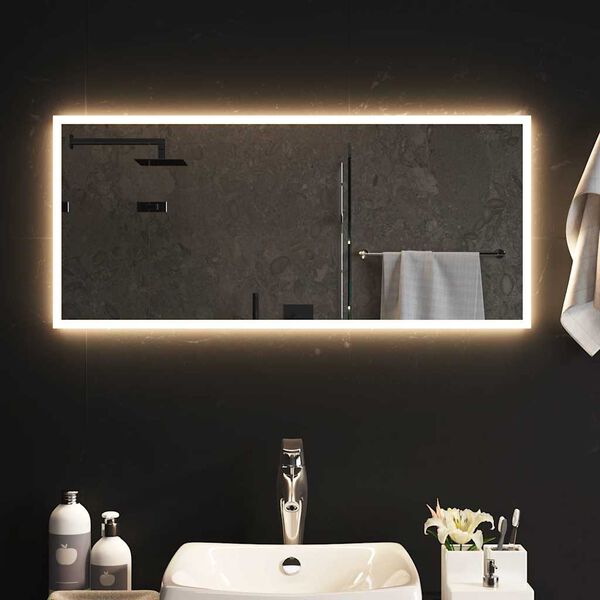 vidaXL LED Bathroom Mirror 90x40 cm
