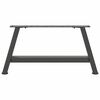 vidaXL Coffee Table Legs A-Shaped 2 pcs Anthracite&nbsp;70x(30-31) cm Steel