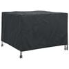 vidaXL Furniture Cover Plain Black 99 x 99 x 60 cm 420D Oxford Fabric