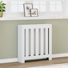 vidaXL Radiator Cover White 78 x 20 x 82 cm Engineered Wood