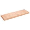 vidaXL Table Top Light Brown 120x40x(2-6)cm Treated Solid Wood Live Edge