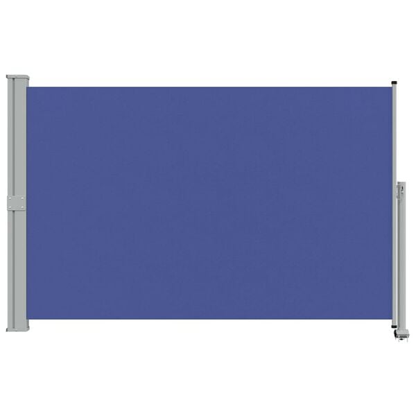 vidaXL Patio Retractable Side Awning 160x300 cm Blue
