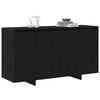 vidaXL Sideboard Black oak 120 x 41 x 75 cm Engineered wood