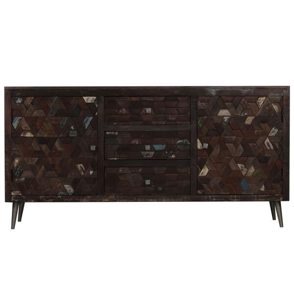 vidaXL Sideboard Solid Reclaimed Wood 160x40x80 cm