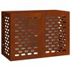 vidaXL Air Conditioner Cover Rusty 100 x 50 x 70 cm Weathering Steel