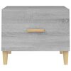 vidaXL Coffee Tables 2 pcs Grey Sonoma 50x50x40 cm Engineered Wood