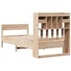 vidaXL Bookcase Bed without Mattress 90x200 cm Solid Wood Pine