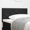 vidaXL LED Headboard with Headboard Black 90 cm Faux Leather