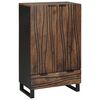 vidaXL Highboard with Drawer Brown 60 x 33 x 100 cm Solid mango wood