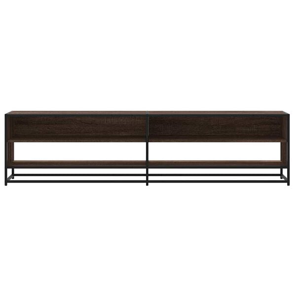 vidaXL TV Cabinet Brown Oak 180.5x40x46 cm Engineered Wood