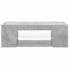 vidaXL TV Cabinet with LED Lights Concrete Grey 90x39x30 cm