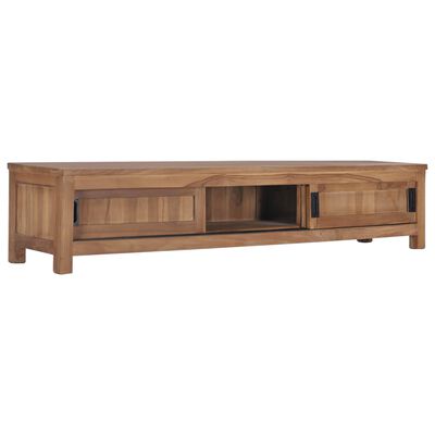 vidaXL TV Cabinet 150x30x30 cm Solid Teak Wood